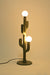Cactus Table Lamp - Sage Green / Cast Aluminium / 25L X 25W X 65H In Cms - Lighting