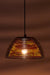 Caged Pendant Light - Black & tangerine / Metal / 30L X 30W X 18H In Cms - Lighting