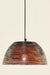 Caged Pendant Light - Black & tangerine / Metal / 30L X 30W X 18H In Cms - Lighting