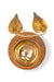 Calla Lily Bowl - Natural / Brass and wood - Decor