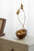 Calla Lily Bowl - Natural / Brass and wood - Decor