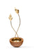 Calla Lily Bowl - Natural / Brass and wood - Decor