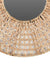 Cane Round Wall Mirror - Neutral / Cane, metal and mirror / D: 24.5’’ - Decor
