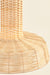 Canopy Cane Lamp - Natural Cane / Cane and Mild steel / 38L X 38W X 40H In Cms - Lighting
