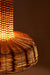 Canopy Cane Lamp - Natural Cane / Cane and Mild steel / 38L X 38W X 40H In Cms - Lighting