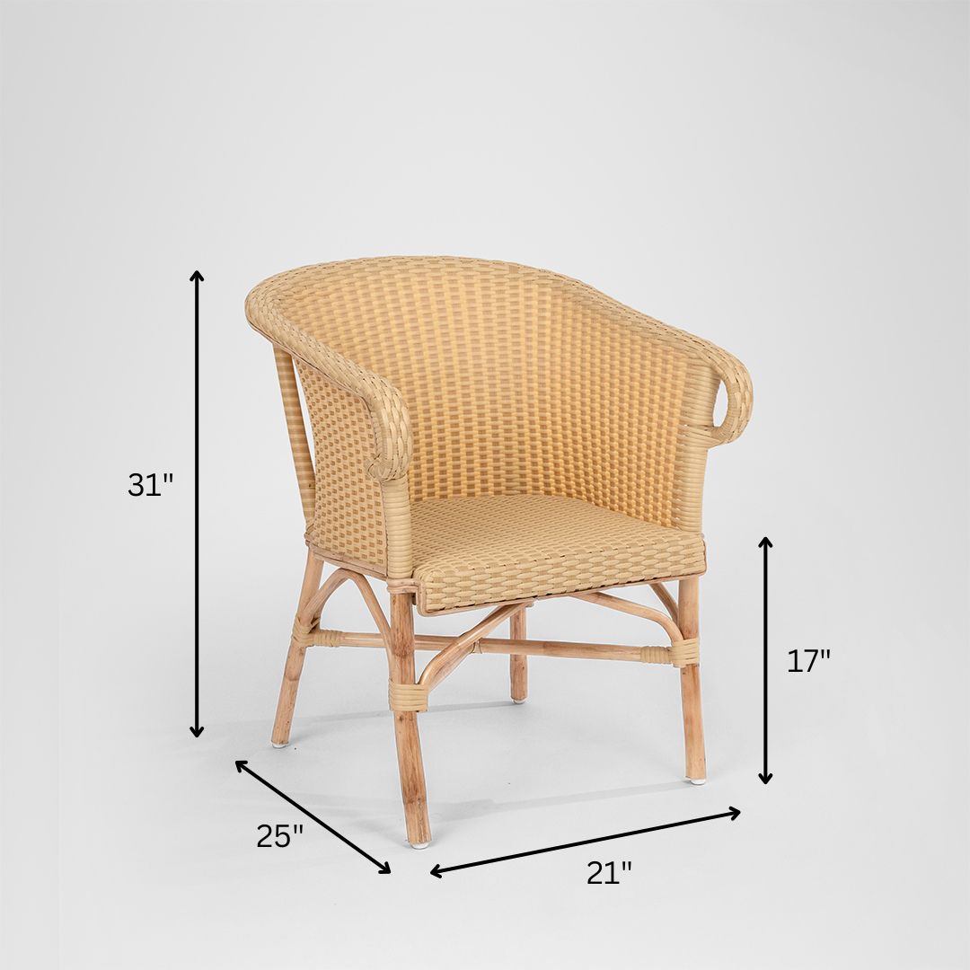 Capri Wicker Chair - Outdoor Chairs