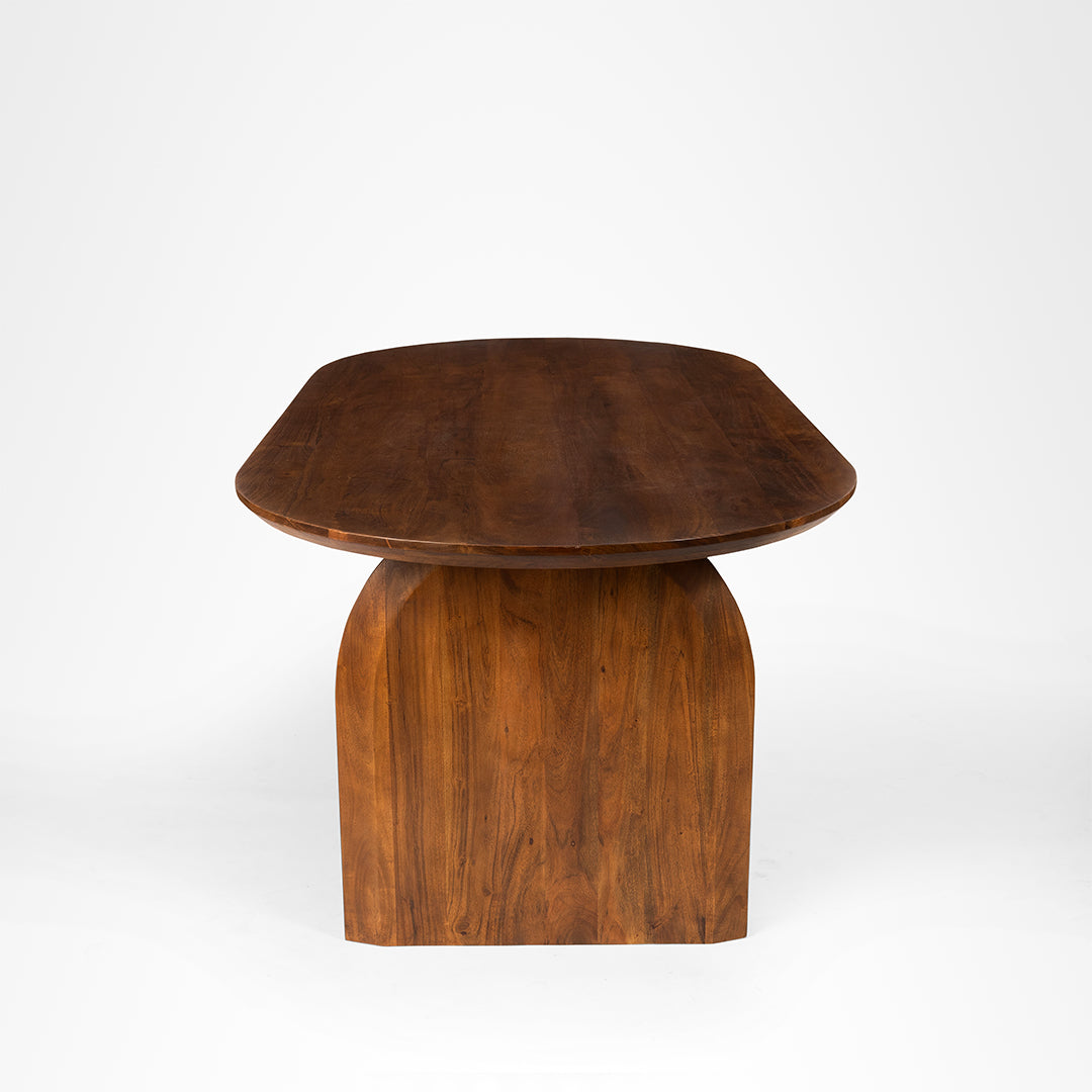 Celeste Dining Table No. 14 - L: 78’’ W: 39’’ H: 30’’ / Walnut / Acacia Wood - Indoor Furniture
