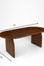 Celeste Dining Table No. 14 - L: 78’’ W: 39’’ H: 30’’ / Walnut / Acacia Wood - Indoor Furniture