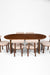 Celeste Dining Table No. 14 Set Of 6 - Chair- W: 20’’ D: 22’’ H: 31’’ SH: 18’’ Table- L: 67’’ B 36’’ H: 30’’ / Walnut