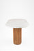 Celeste Marble Dining Table No. 7 - L:78’’ x W:36’’ x H:30’’ / Natural & White / Acacia Wood & Marble - Furniture
