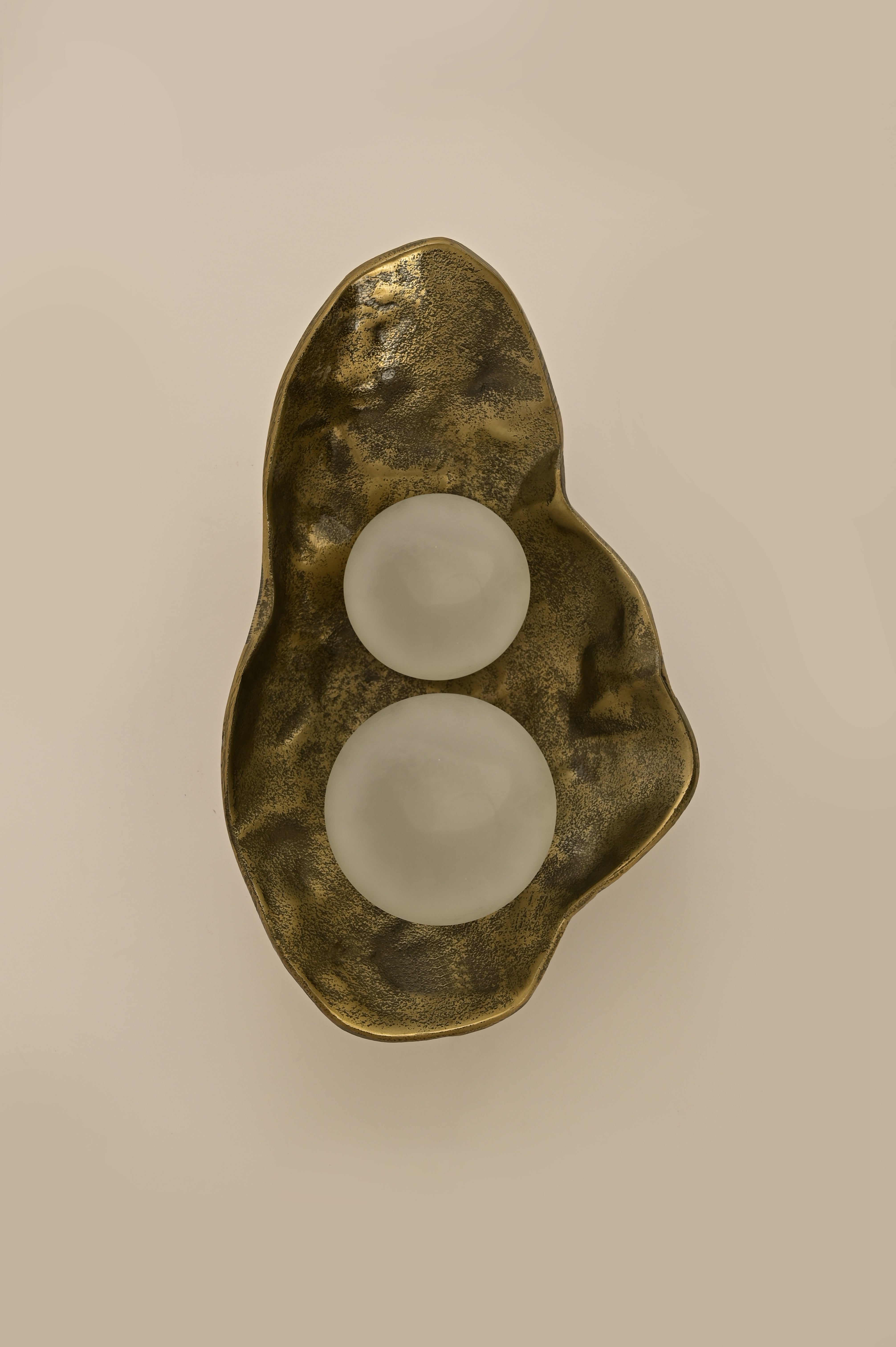 Celestial Tears Wall Light - Brass / Aluminium / 35L X 21W X 9H In Cms - Lighting