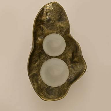 Celestial Tears Wall Light - Brass / Aluminium / 35L X 21W X 9H In Cms - Lighting