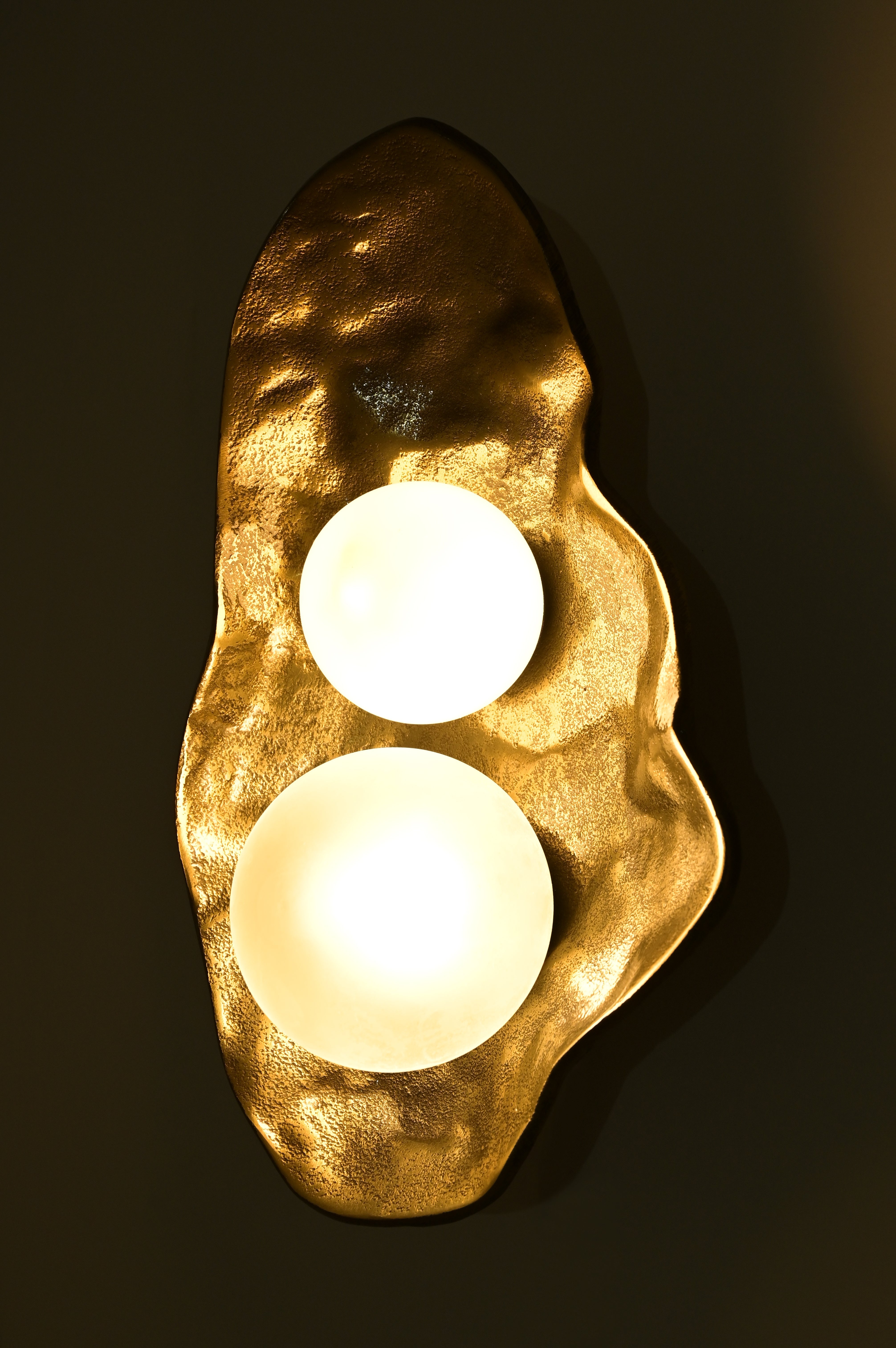 Celestial Tears Wall Light - Brass / Aluminium / 35L X 21W X 9H In Cms - Lighting