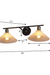 Chalet Twin Glass Wall Lamp - Frosted Glass / Diameter - 9 inches, Height - 7 inches / Glass - Lighting