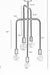 CLR107 Blackbird 5 Light Chandelier