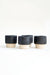 charcoal stackable coffee cups set