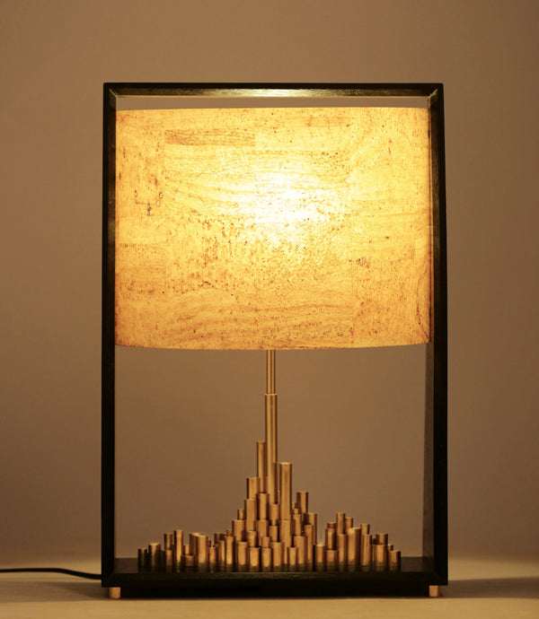 City Of Light - Natural / Brass, cork and wood - Lighting