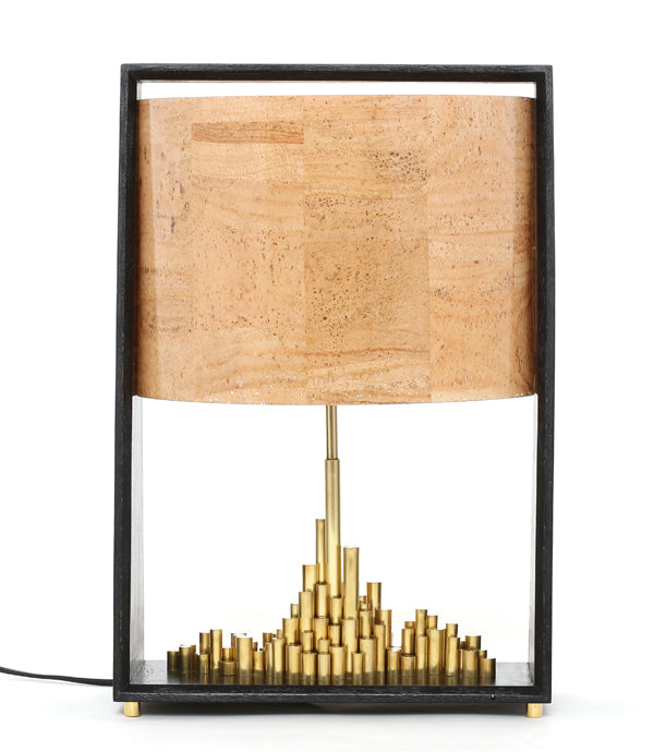 City Of Light - Natural / Brass, cork and wood - Lighting