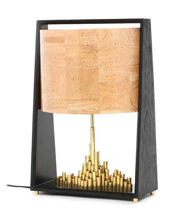 City Of Light - Natural / Brass, cork and wood - Lighting