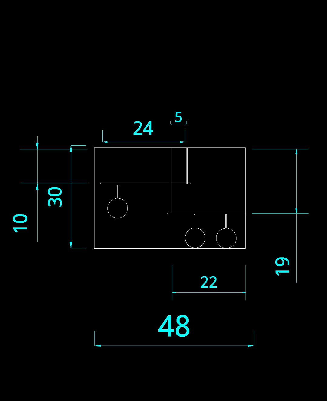 Dover Minimalist Chandelier