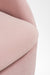 Cocoon Swivel Chair - Pastel Pink / Cotton Fabric Upholstery / L:30 x H:30 x SH:15 In inches - Indoor Furniture