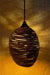 Cocoon White Cane Pendant Light