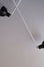 Contemporary Scandi Two-Arm Ceiling Light Fixture