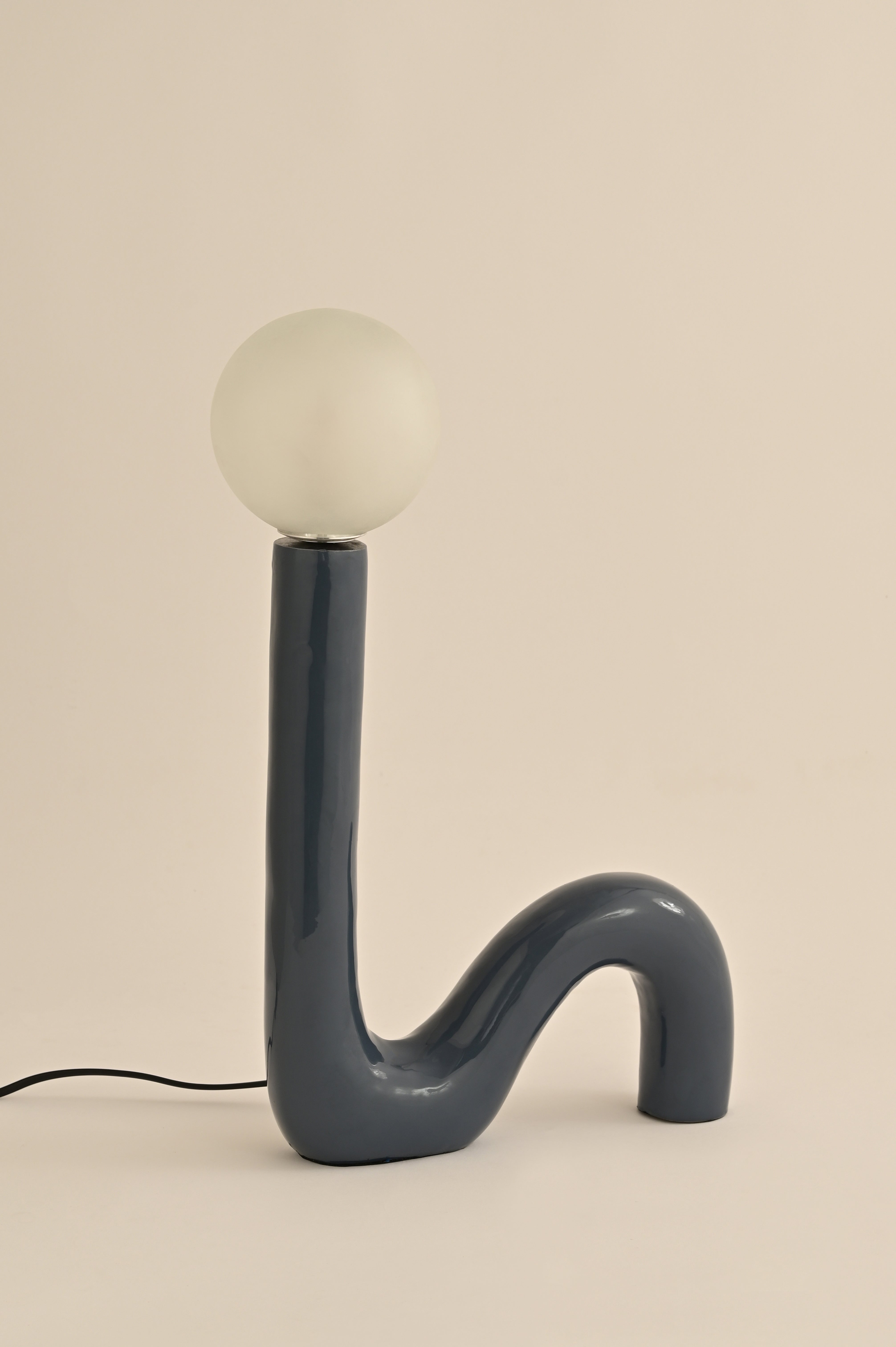 Convoy Table Lamp - Airforce Blue / Metal Finish: Gloss / 35L X 8W X 52H In Cms - Lighting