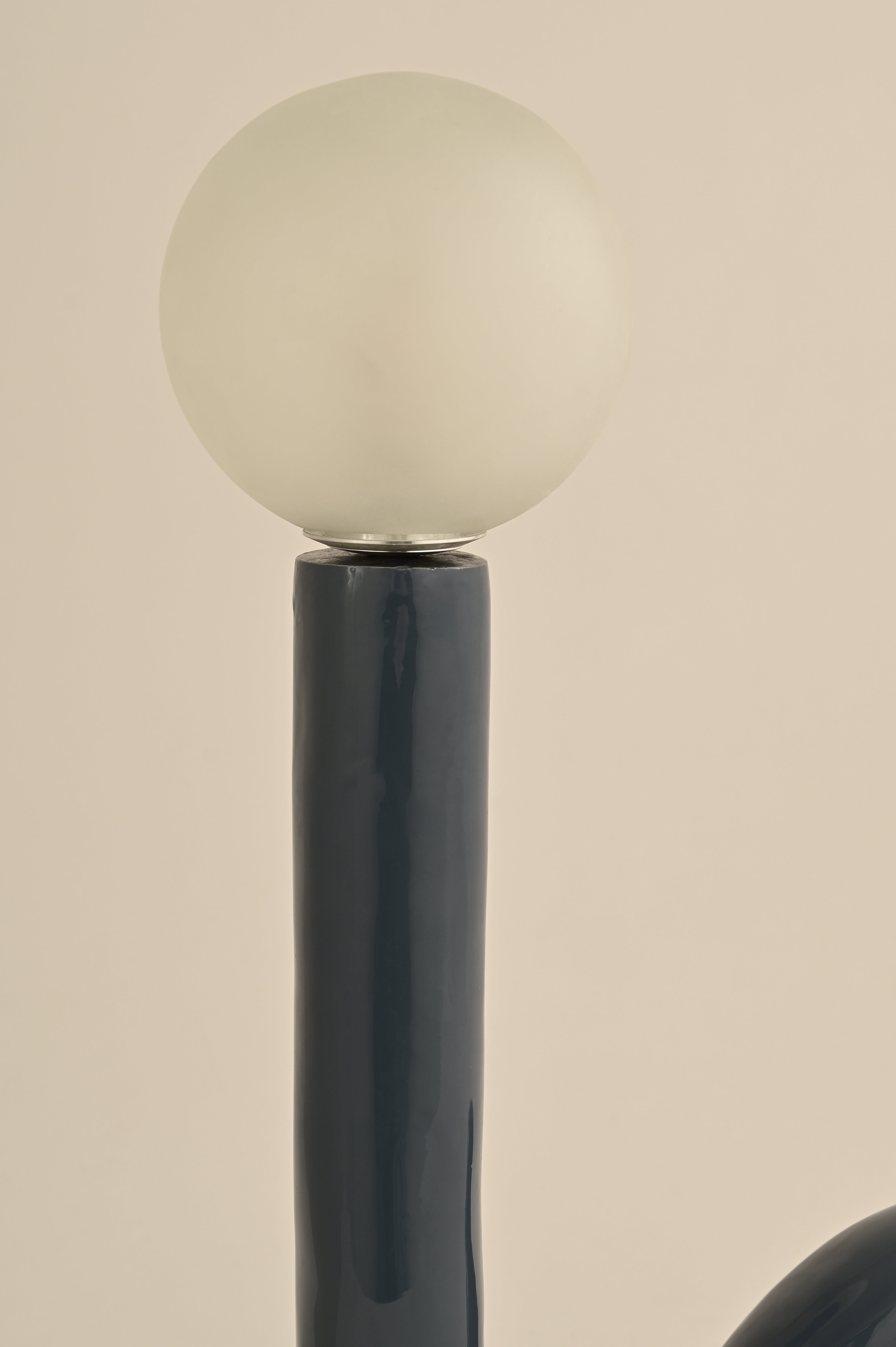 Convoy Table Lamp - Airforce Blue / Metal Finish: Gloss / 35L X 8W X 52H In Cms - Lighting