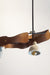 luxury chandelier metal concrete hotel dining room