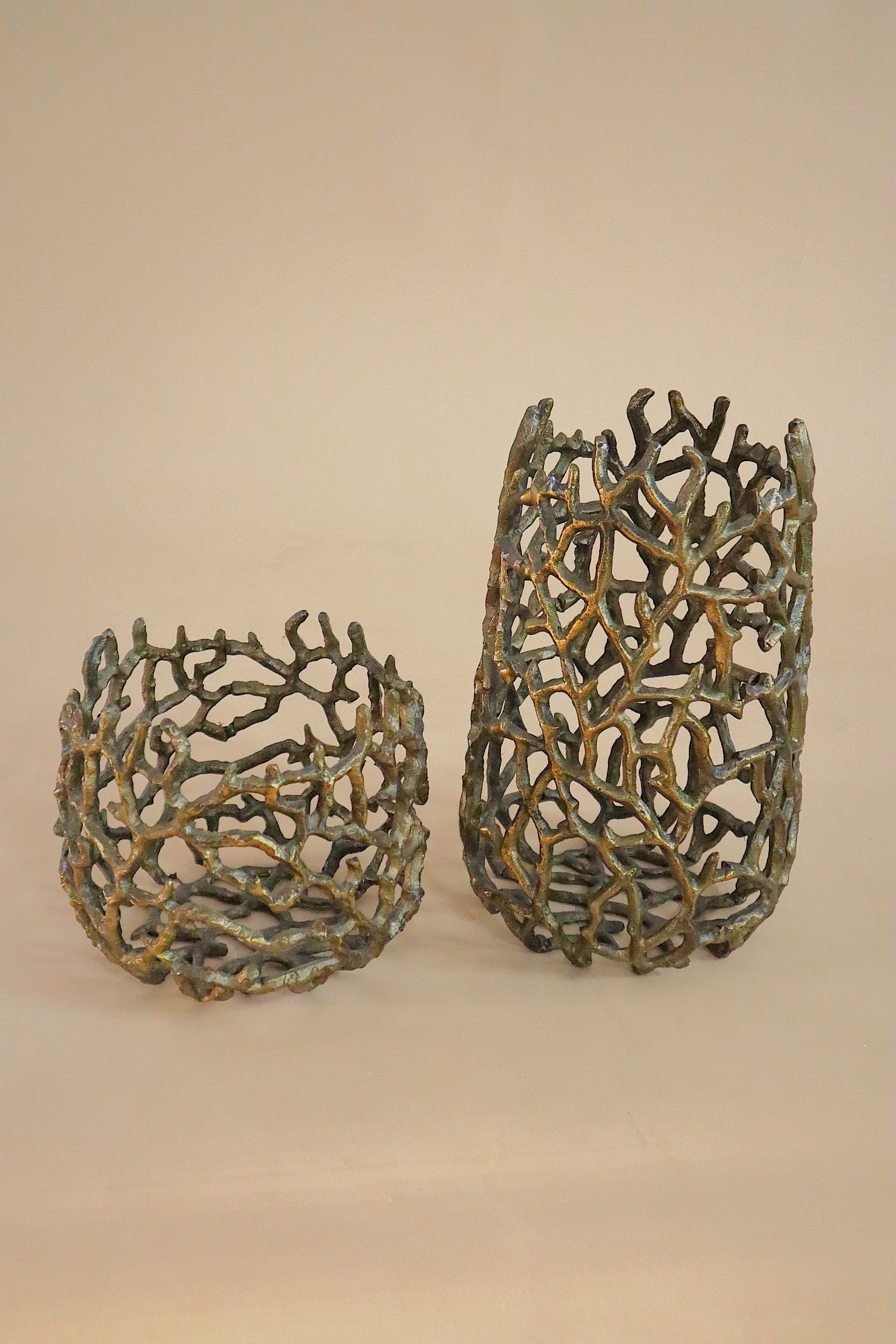 Coral Vase Bowl Set - Vase