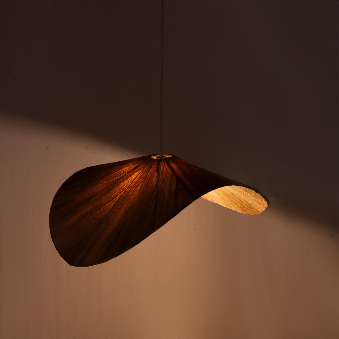 Cosmo Pendant lamp - Natural / Banana Bark Rope / Dia: 18’’ - Lighting