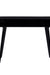 Cotswold Rattan Black Console Table - Black / Wood and Cane / L:110 x D:35 x H:82 in cm - Indoor Furniture