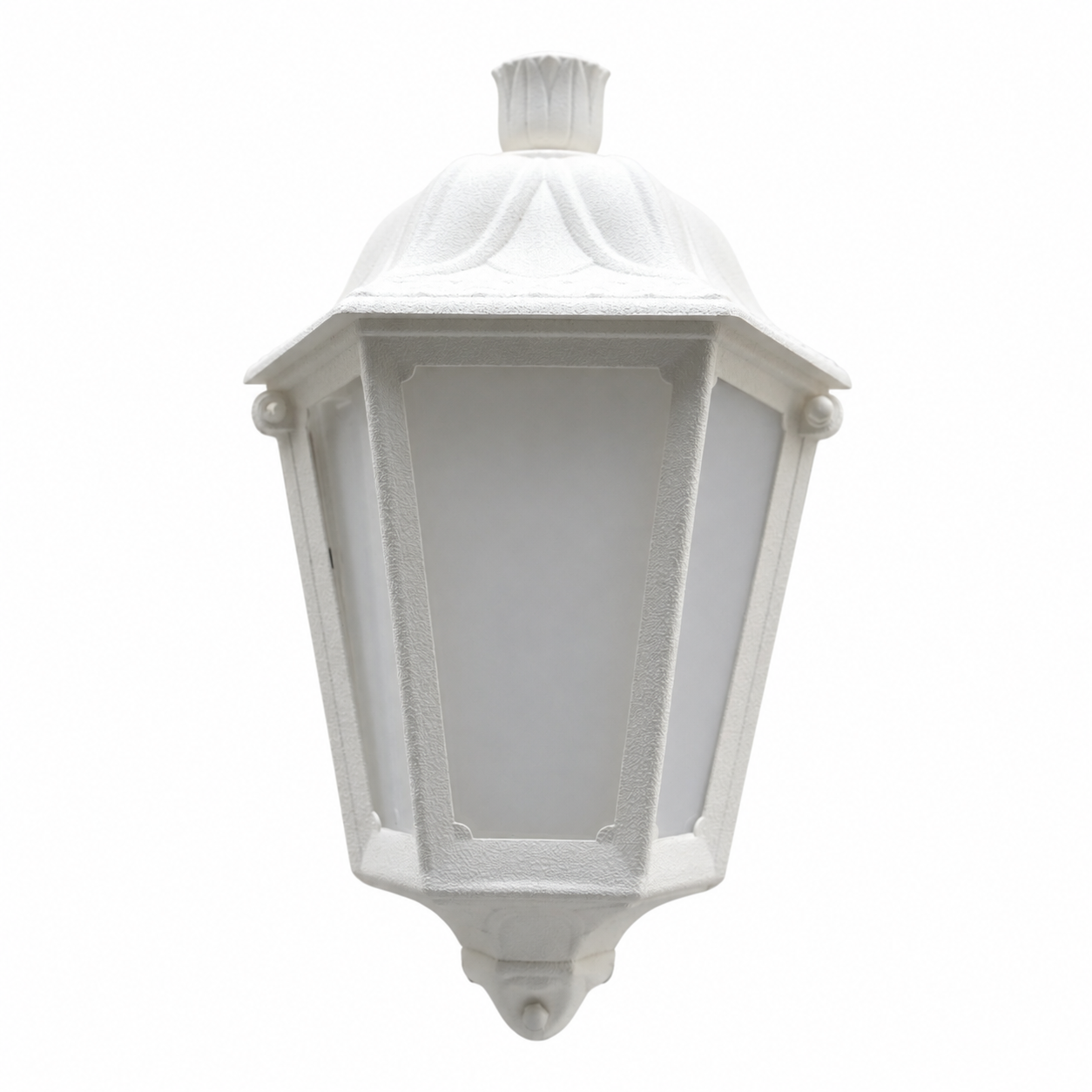 Cotswold Vintage Wall Lantern - White / FRP / 16 inch - Lighting