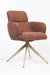 Cove Swivel Chair - Brown / Plywood / Boucle Fabric / L: 23.25’’ W: 21.5’’ H: 34.25’’ - Furniture