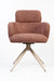 Cove Swivel Chair - Brown / Plywood / Boucle Fabric / L: 23.25’’ W: 21.5’’ H: 34.25’’ - Furniture