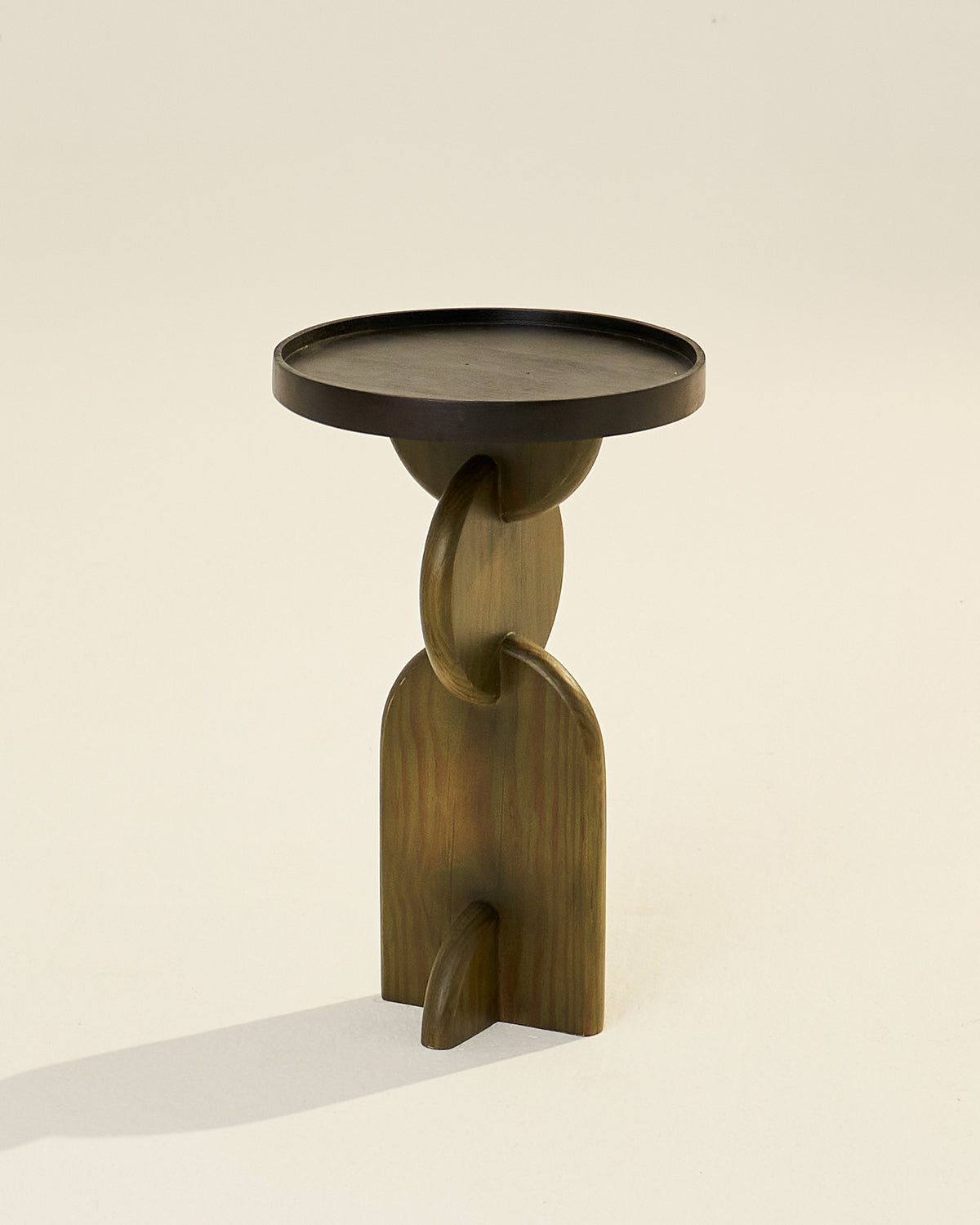 Cowboy Table - Black / Ash Wood / 30L x 30W x 54H In Cms - Indoor Furniture