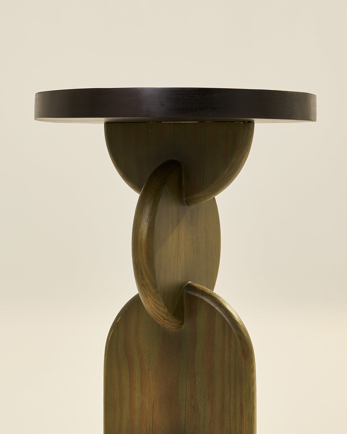 Cowboy Table - Black / Ash Wood / 30L x 30W x 54H In Cms - Indoor Furniture