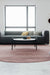 Cradle Coffee Table - L:36’’ x B:33’’ x H:15’’ In Inches / Mirror Buffing Banswada White Top; Black Distressed/Charcoal