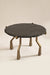 Crawler Coffee Table - Black & Antique Brass / Stone & Aluminium / 76L X 76W X 40H In Cms - Furniture