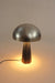 Crease Table Lamp - Dia 12” x H 17” / Brass plated Mild Steel, Black Marble - Table Lamps