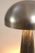 Crease Table Lamp - Dia 12” x H 17” / Brass plated Mild Steel, Black Marble - Table Lamps