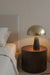 Crease Table Lamp - Dia 12” x H 17” / Brass plated Mild Steel, Black Marble - Table Lamps
