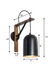 CWS105 Creative Loft Apartment Hanging Wall Sconce