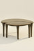 Crescent Coffee Table - Set of 2 - Green / AshWood / 85L x 85W x 40H In Cms - Indoor Furniture