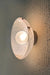 Crescent Wall Light - Dia:250 x Height:125 mm / Matte Gold / Alabaster Stone and Stainless Steel - Lighting