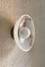 Crescent Wall Light - Dia:250 x Height:125 mm / Matte Gold / Alabaster Stone and Stainless Steel - Lighting