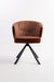 Crest Chair - Mild Steel and Upholstery / CM - L:- 60 x W:- 64 x H:- 81 - Indoor Furniture