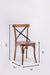 Cross Back Chair Set Of 2
