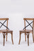 Cross Back Chair Set Of 2